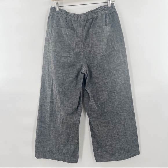 Signature Reitmans blue cotton wide leg pants - Picture 2 of 6